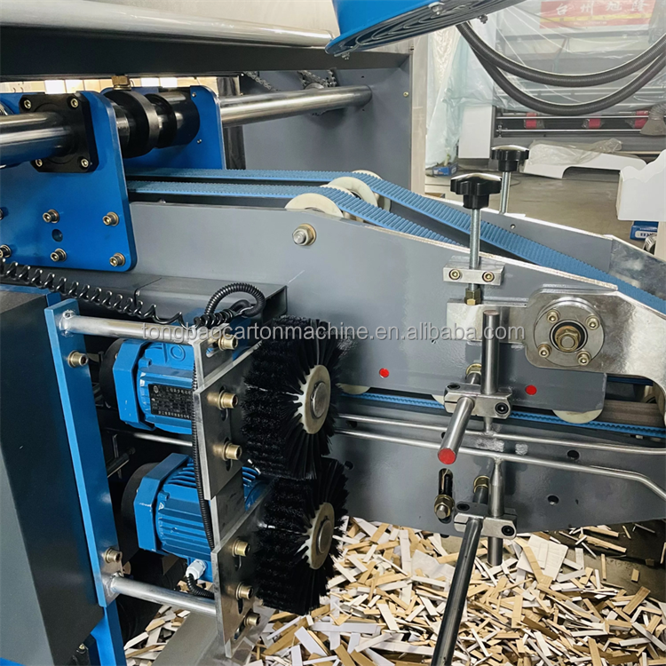 Automatic Folder Gluer Inline Corrugated Box Flexo Printing Machine with 1200mm Width