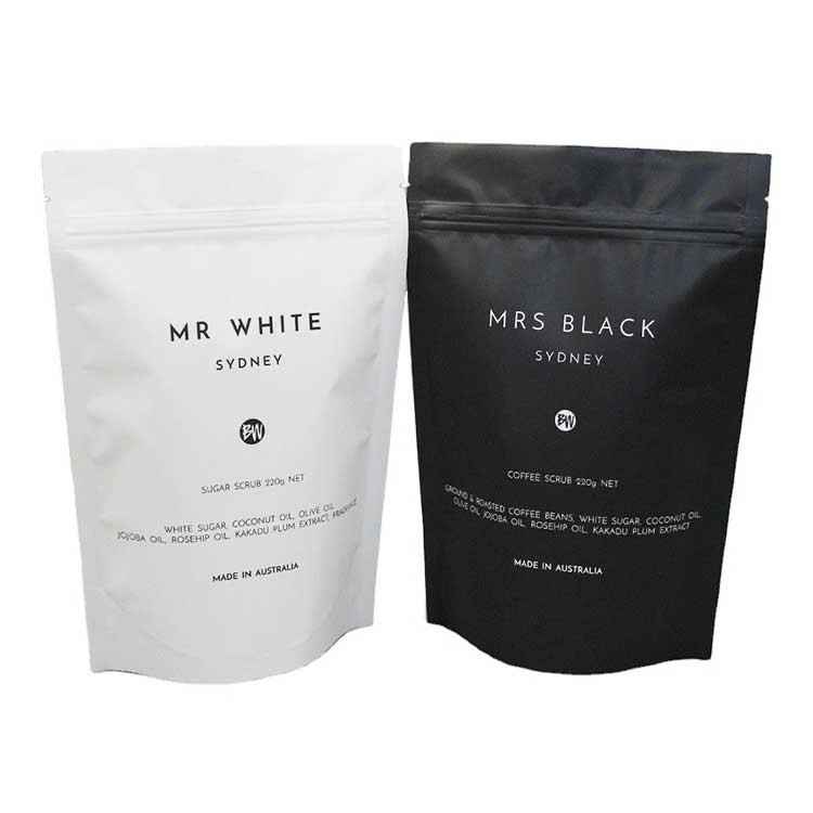 Aluminum Foiled Line PE Coated White Kraft Paper Bag Chicken Packaging Bags Aluminum Foil Bag
