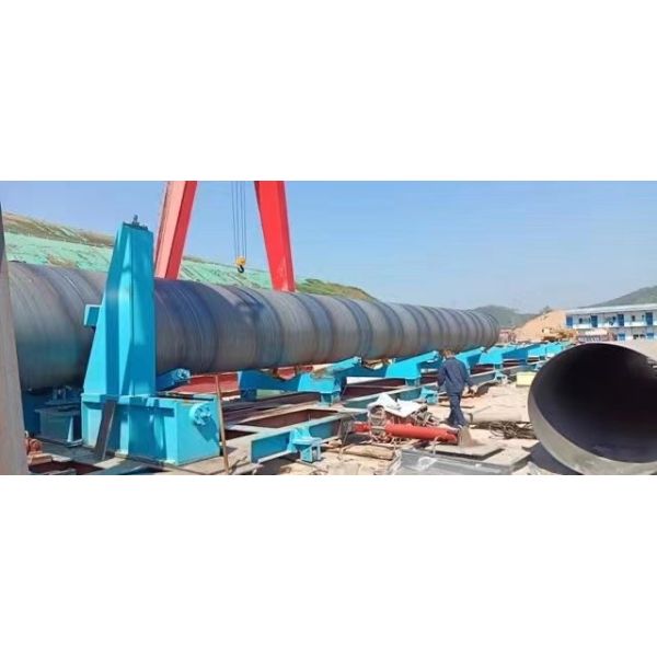 High Frequency Spiral Welded Pipe Making Machine Longitudinal Spiral Fin Tube Machine