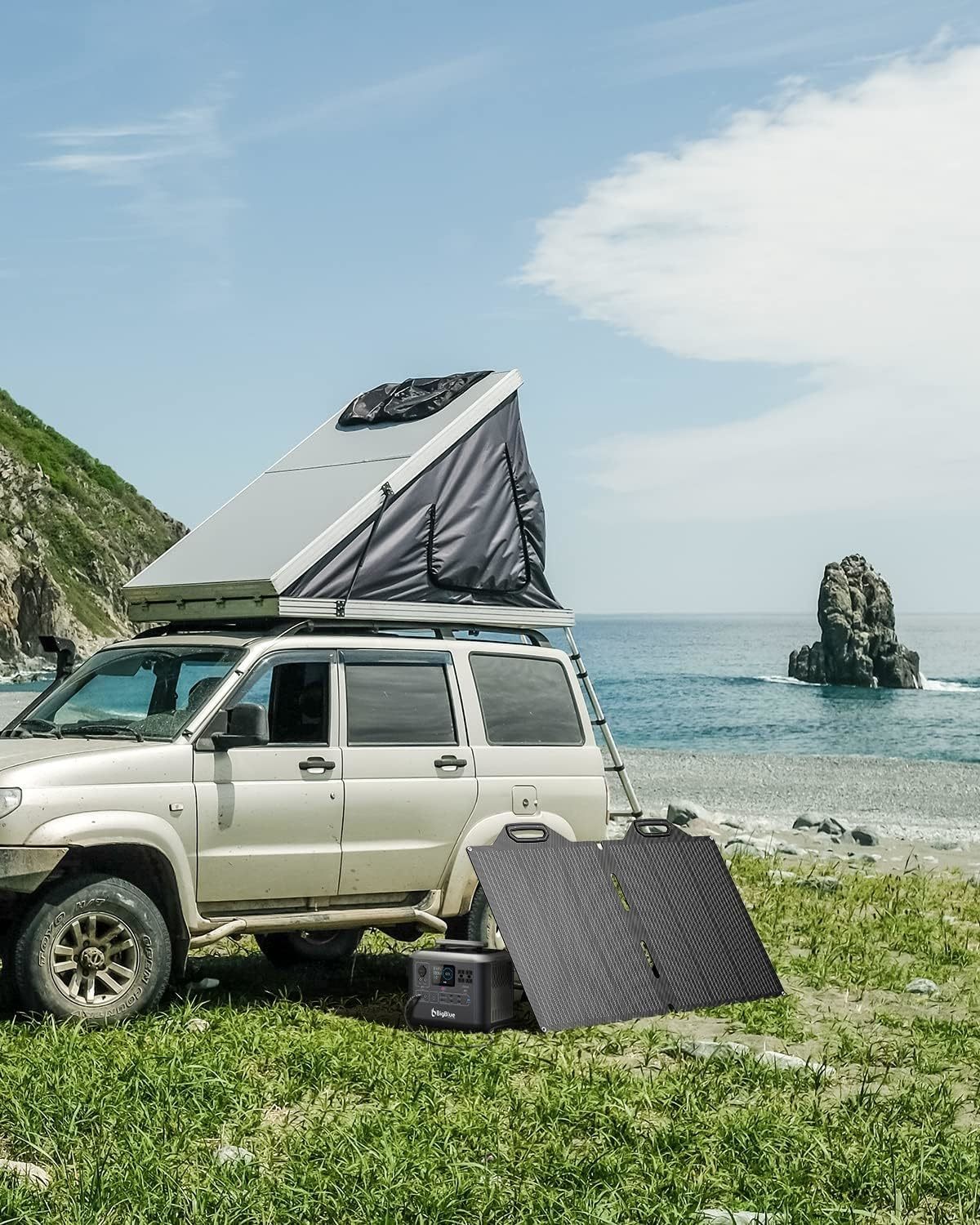 Portable ETFE 150W Solar Panel Camping Charger For Generator Power Station