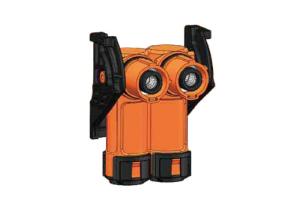 China Two Pin Right Angle Waterproof Battery Connectors IEC Certification wholesale