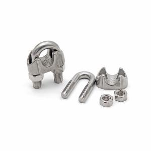 China Long Lasting Durability Stainless Steel Wire Rope Clips For Lifting Needs Ss Wire Rope Clamp wholesale