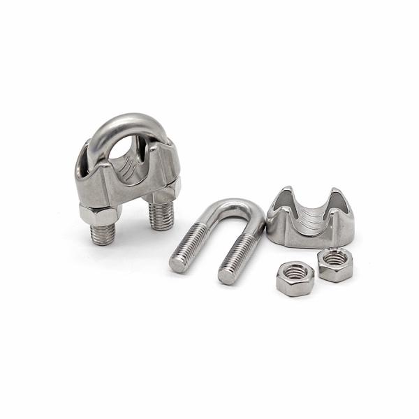 Long Lasting Durability Stainless Steel Wire Rope Clips For Lifting Needs Ss