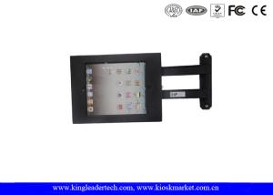 China Black iPad Arm Mount Adjustable , iPad Docking Station Wall Mounted wholesale