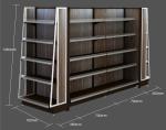 Cold Rolled Steel Convenience Store Shelving / Adjustable Supermarket Gondola