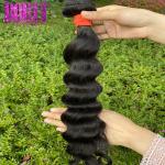 Natural Wave Virgin Peruvian Human Hair 1/3/4 Hair Peruvian Natural Color Hair