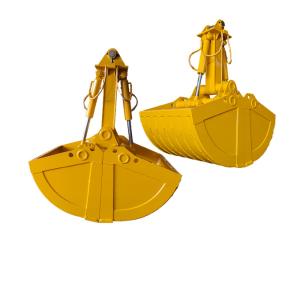 China Mechanical Grab Bucket Reinforcing Excavator Clamshell Bucket High Efficiency OEM For Sanny Cat Hitachi Komatsu Etc wholesale