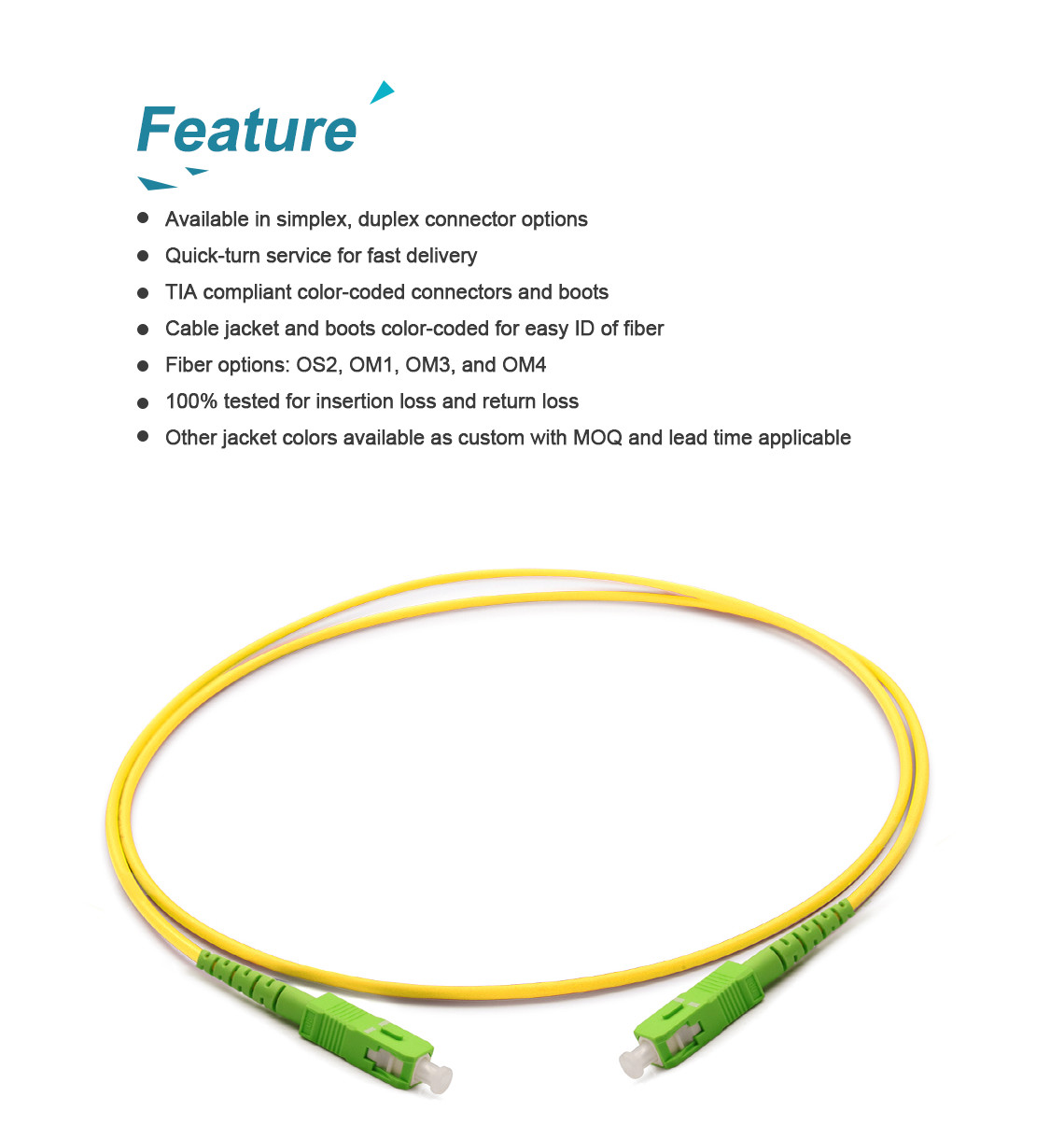 G652D Fiber Optic Patch Cable