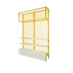 Steel Grid Display Racks Net Mesh Shelf For Supermarket Shop Exhibit