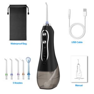 China Portable Mini Cordless Electric IPX6 Waterproof Teeth Cleaning Oral Irrigator USB Dental Pick Flosser Cordless Battery wholesale