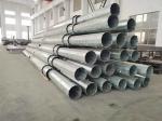 4M - 50M Height Electric Steel Pole For Concrete Base Plate
