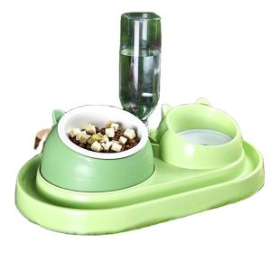 China 3 In 1 Ceramic Pet Bowl Feeder Multifunction For Small Animals wholesale