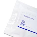Micro Denier Pre Wetted Wiper 9x9 Knit Microfiber IPA Presaturated Wipes