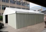 Solid Structure Steel Walls Industrial Warehouse Tent , Shutter Door Temporary