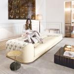 Italian Modular Sofa Lounger 3.0x1.0m Individual Piece Sectional Couch