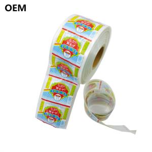 China White Colour Flexography Printed Plastic Sausage Casings For Sausages wholesale