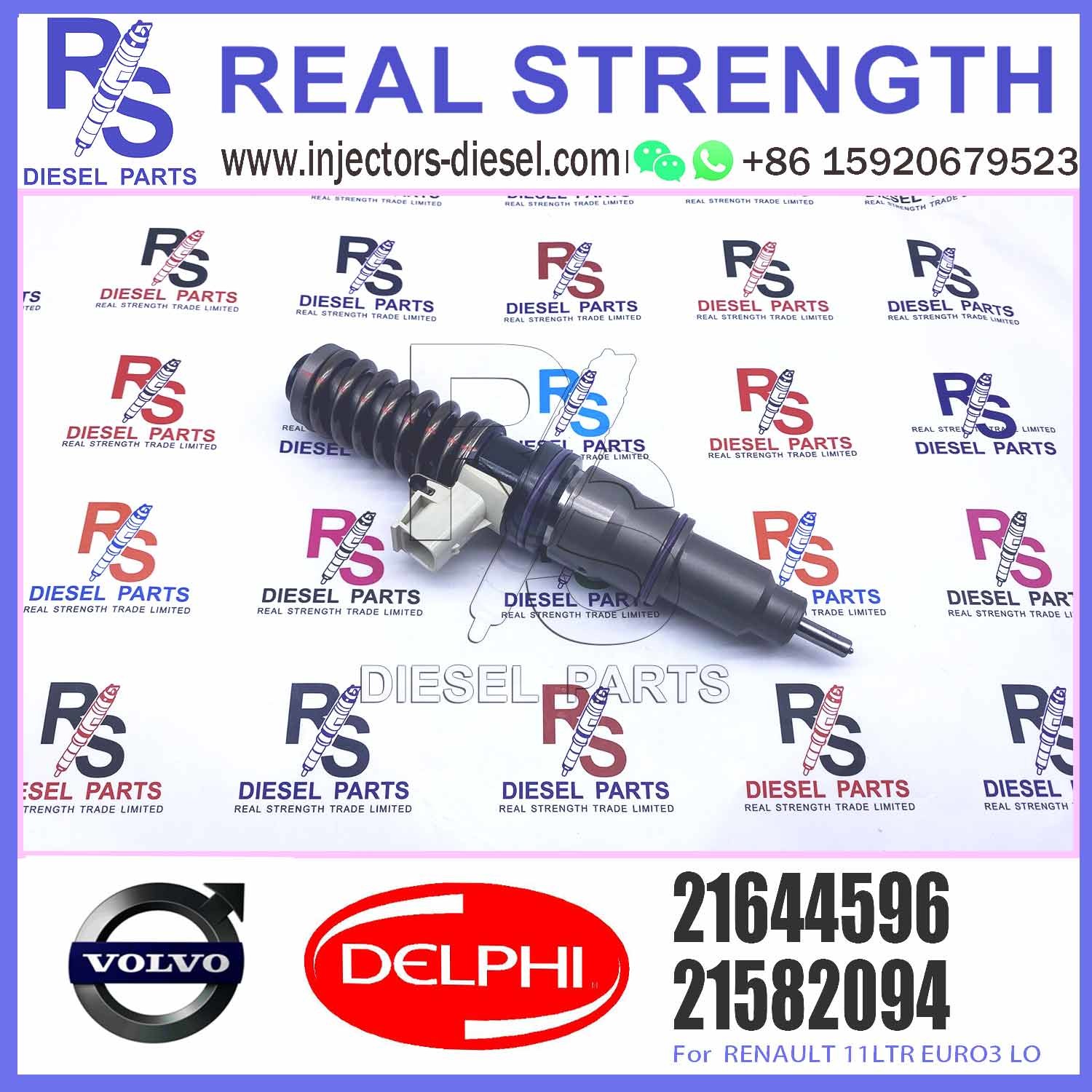 EUI Unit 4 Pins Diesel Fuel Injector 21644596 Common Rail Injector BEBE4D35001 BEBE4D04001 For RENAULT MD11