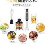 Durable SS Blades Commercial Stick Blender 2 Speeds Soft Touch Rubber Button