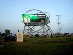 China Full Color Video Led Outdoor Display Board With 1R1G1B / VGA , DVI Input Signal wholesale