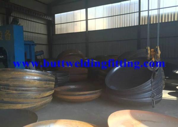 Quality ASTM A234 WPB Butt Weld Fittings Reducing Shape / Carbon Steel Big Size Pipe Cap for sale