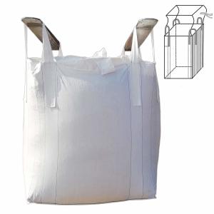 China Durable White Color 600KGS FIBC Bulk Bags 500kg - 2000kgs Loading Weight wholesale
