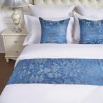 Geometric Pattern Hotel Bed Runner Bed Clothes Bed Linen Cushion For Adult