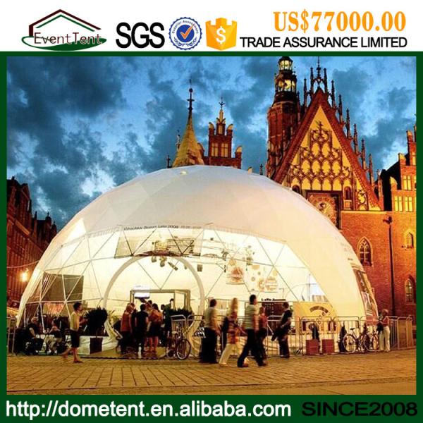 Temporary Insulated Structure Large Dome Tent , Soundproof Dome Family Camping