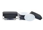 Cosmetic Small Empty Makeup Pots 1 Oz Square Acrylic Gel Plastic Jar And Lids