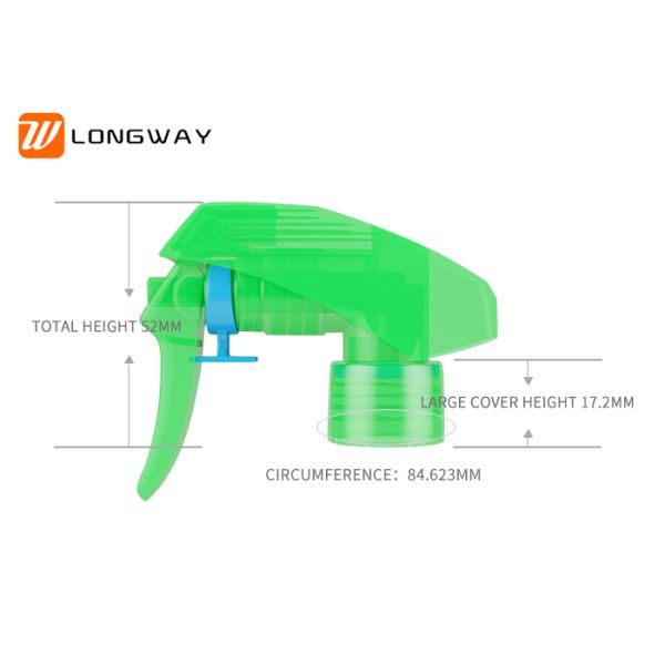Durable Green Fine Mist Trigger Sprayer , Non Spill All Plastic Pump Sprayer