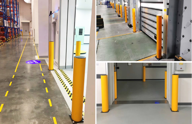 Post Safety Barrier Warehouse flexible anti-collision system FS-2023A