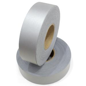 China EN20471 ANSI107 High Retro Reflective Safety Tape High Visibility Silver Reflective Fabrics For Clothing wholesale