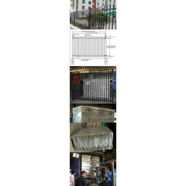 Corrugated Galvanized Steel Pipe Fence for Australia Standard