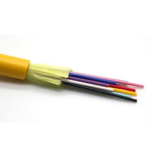 China Wholesale Bundle 12 24 core GJFJV indoor multi mode single mode fiber optical cable wholesale