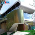 Nacreous 5000mm 3mm Aluminium Exterior Wall Panels Composite Cladding Wear