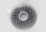OEM Sunflower 6063 Aluminium Heat Sink Profiles , Round Heat Sink Extrusion