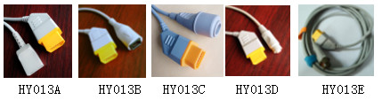 Compatible Nihon Kohden Pressure Transducer Cable Abbott TPU Cable 14P To 4P