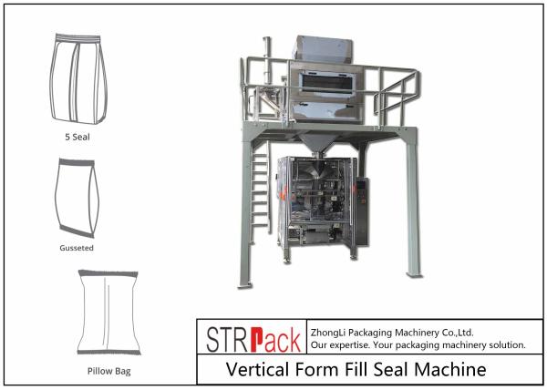 Detergent Powder Granule Packing Machine 15 - 70 Bags / Min Packing Speed With