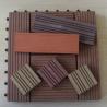 Buy cheap Waterproof Embossing WPC Deck Tiles For Sunroom / Swimming Pool 300*300mm from wholesalers
