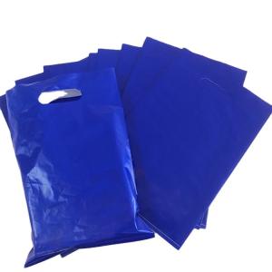 China Luxury Handle Shopping Bag With Logo Printing Custom Plastic Shopping Bag wholesale