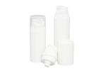 50ml PP PCR Cosmetic Packaging Round Airless Lotion Pump Bottle