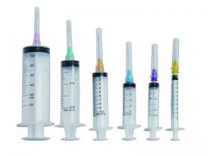 China 3-Parts Luer Lock/Luer Slip Disposable Syringe wholesale