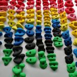 Outdoor Adventure Activity Rock Climbing Holds in Mixed Color Allowable