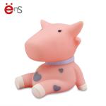 Colorful LED Cow Night Light Soft Rubber PVC Material For Kids Gifts