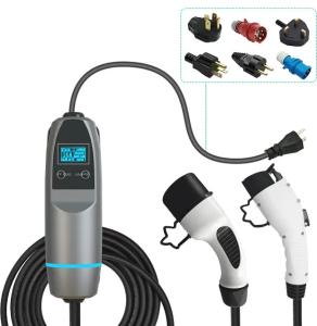 China Type 2 Portable Evse Charger Ev Charging Cable Car Charger 22kw wholesale