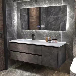 China Wall Mount Custom Modern Bathroom Vanity Units Bathroom Vanity Sink Combo Set ODM wholesale