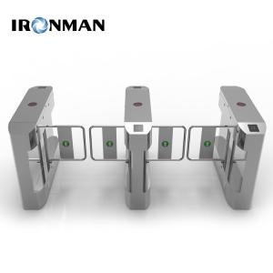 China Channel Width 1200mm RFID Swipe Card Swing Turnstile Gate Barrier For Office Building Subway wholesale