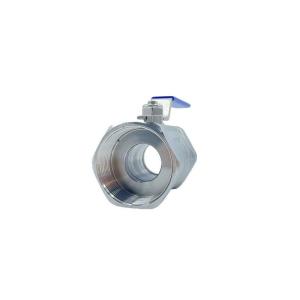 China Manual Driving Mode 1 PC Ball Valve with Handle 201/304/316 Stainless Steel Material wholesale