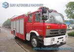 Carbon Steel Q235 Tank Two Axle Dongfeng Fire Fighting Vehicle 4x2 With ISB190