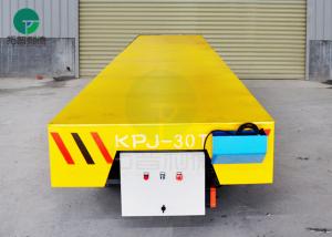 China 30T Load Slab Rail Transfer Cars Handling Heavy Equipment Trailer With Warning Alarm wholesale