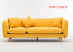 Modern Contemporary Bedroom Furniture Customized Three Seater Fabric Sofa